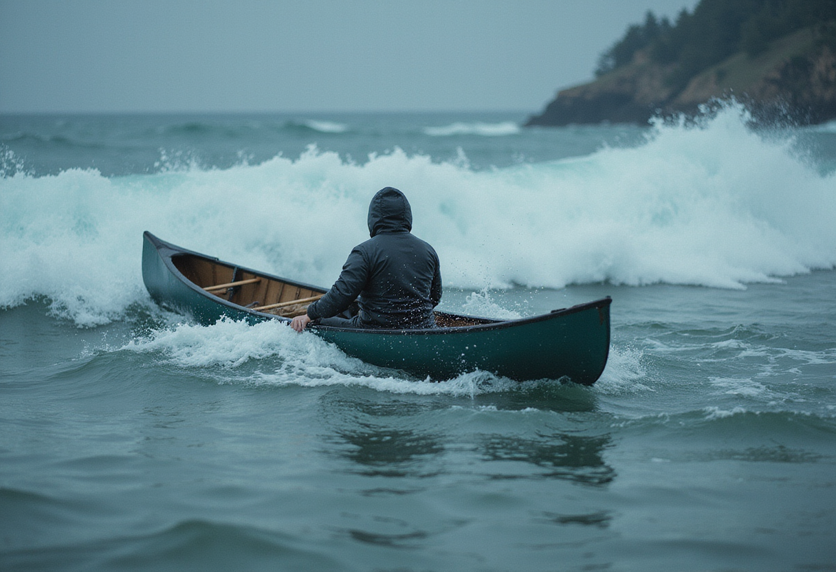 All at Sea review – faked death of ‘canoe man’ inspires waves of intrigue