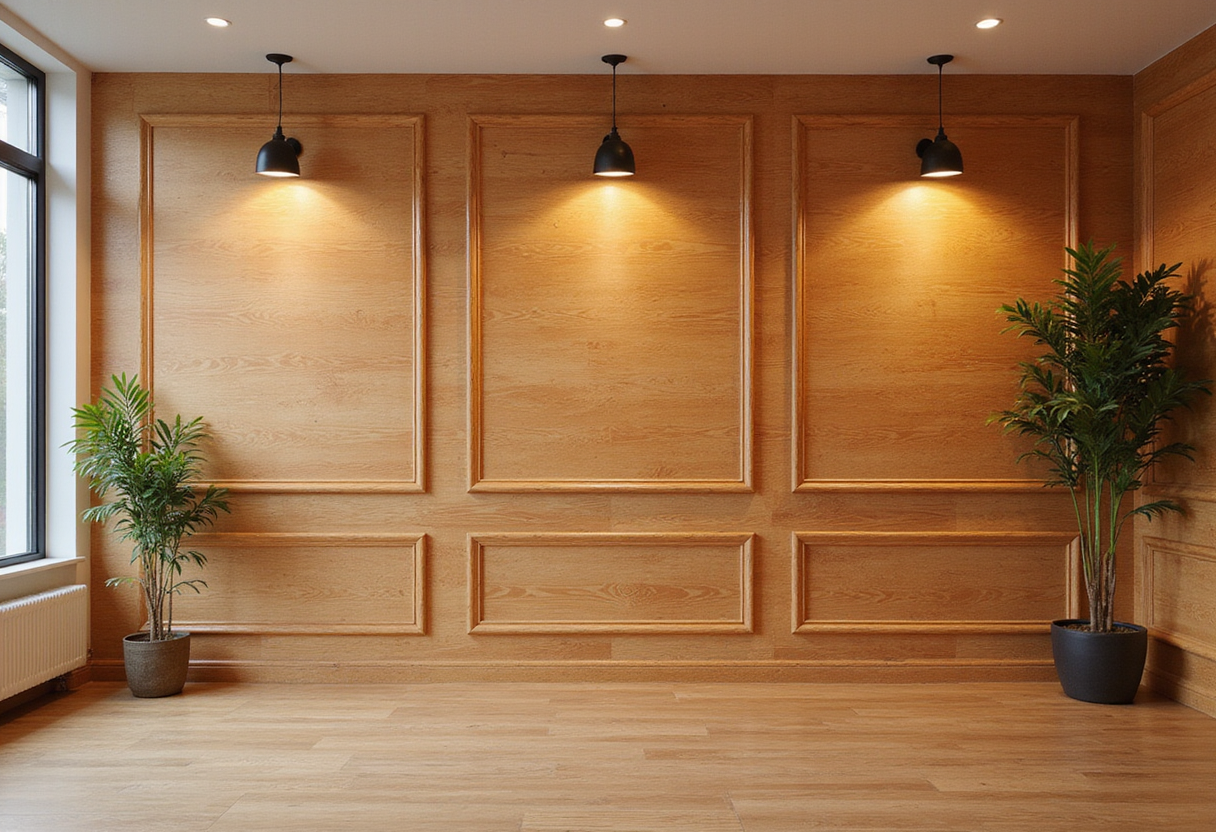 Plywood Wainscoting Brought Character and Warmth to Cookie-Cutter Walls In This Spacious Brooklyn Home