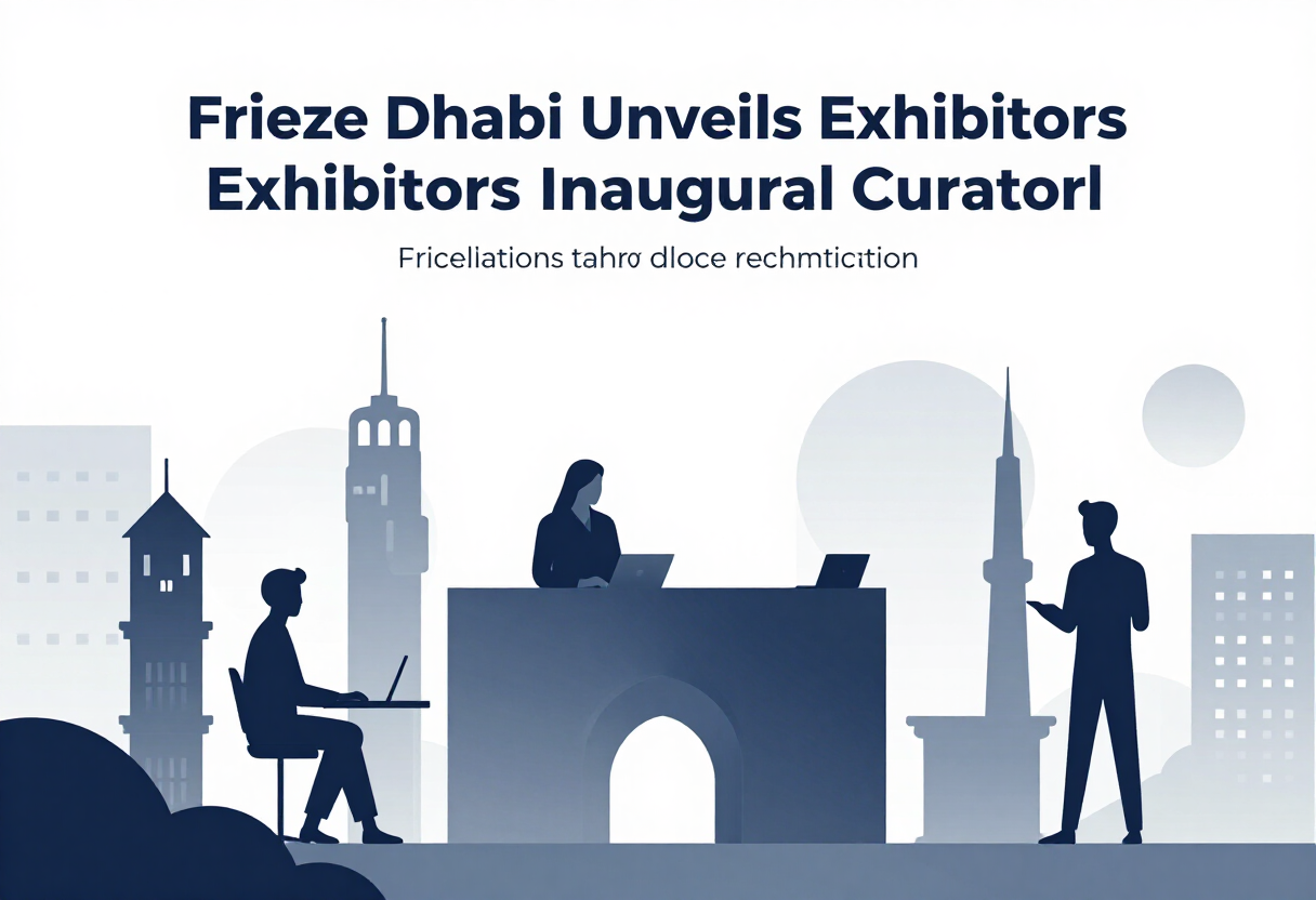 Frieze Abu Dhabi Unveils Exhibitors and Inaugural Curatorial Program