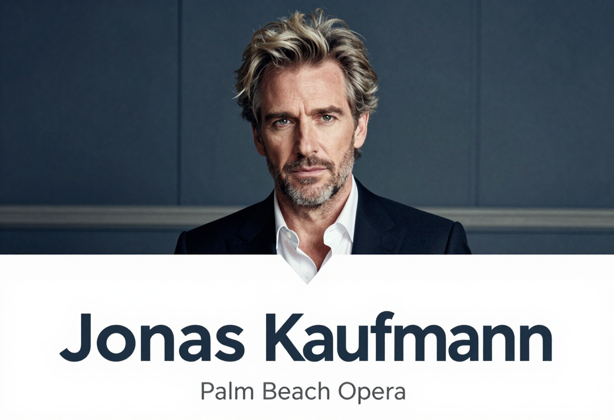 Jonas Kaufmann to Headline Palm Beach Opera Gala