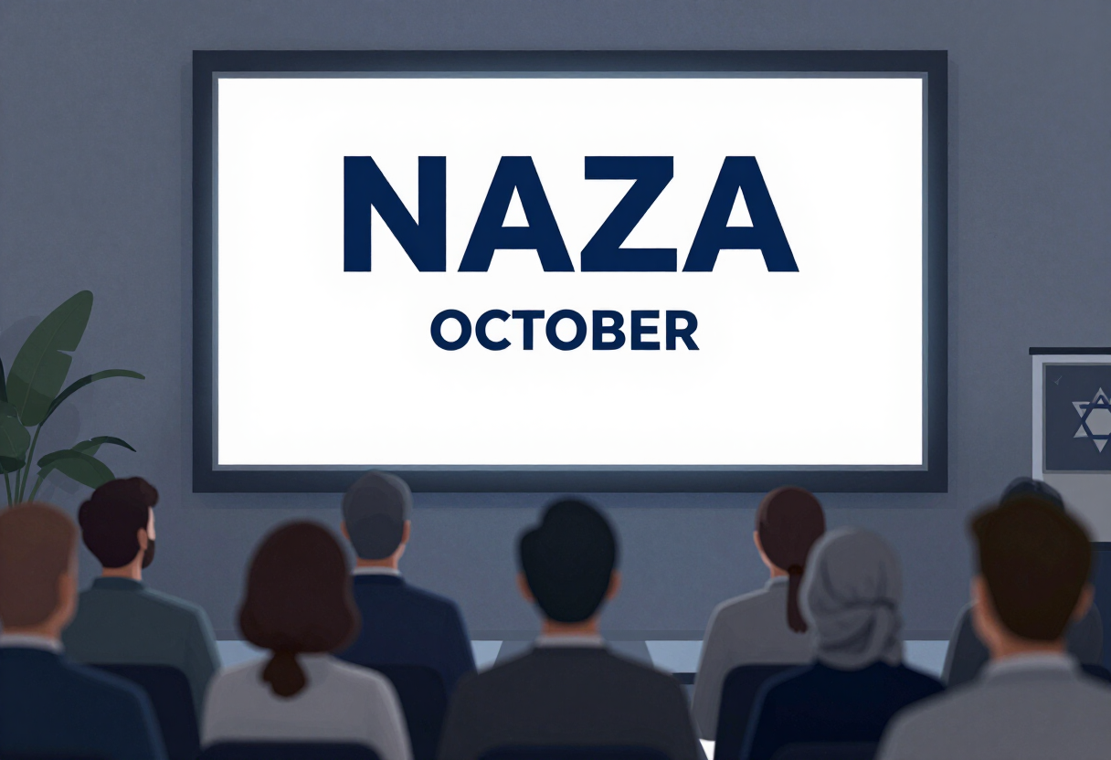 Israeli Americans Protest ‘NAZA’ by Screening October 7 Footage Outside New York Premiere: ‘Compassion For Palestinian C
